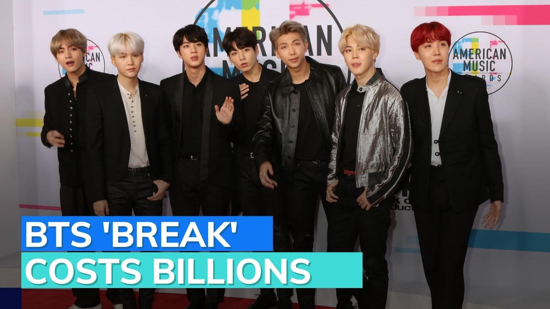 BTS 'break' costs billions on the stock market