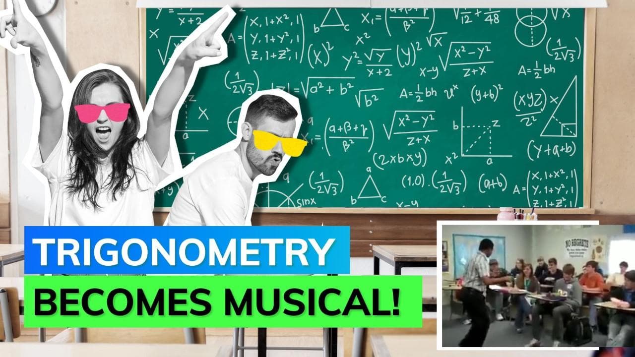 An old video of a teacher using unconventional method to teach trigonometry goes viral!