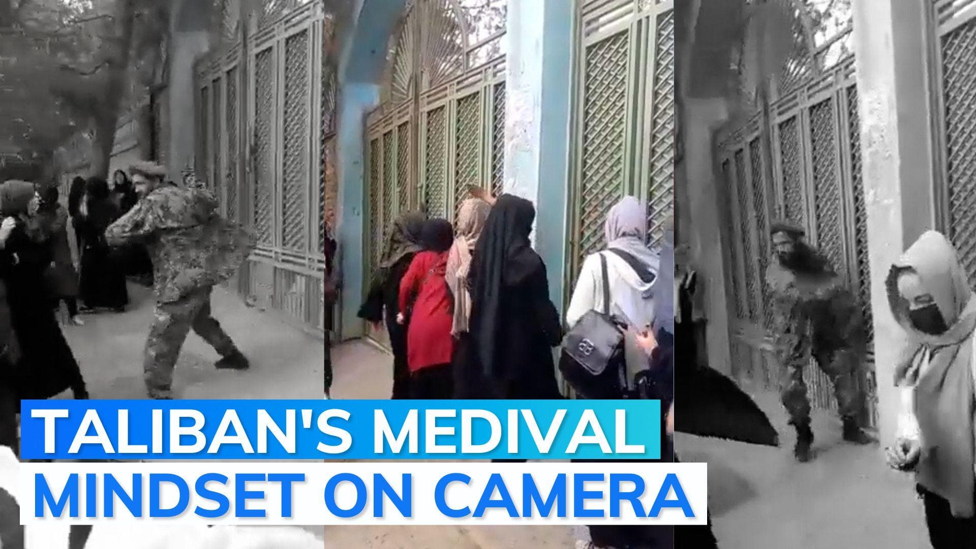 Video: Women assaulted by Taliban at Afghan university