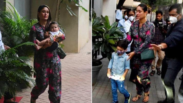 मम्मी Kareena Kapoor छोटे बेटे जेह को गोद में लिए हुईं स्पॉट, तस्वीरें वायरल 