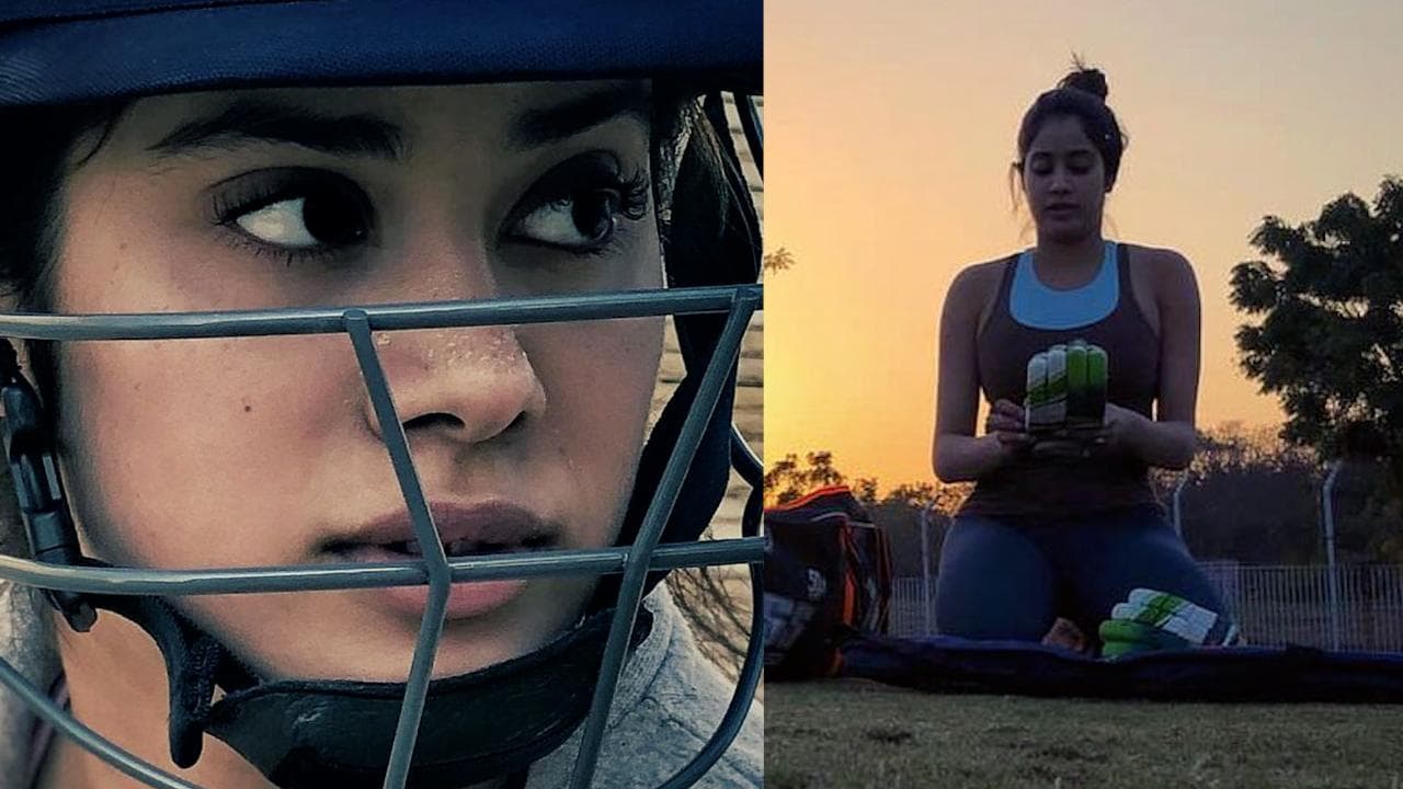 Watch! Janhvi Kapoor trains at cricket camp with Dinesh Karthik for 'Mr. & Mrs. Mahi' 