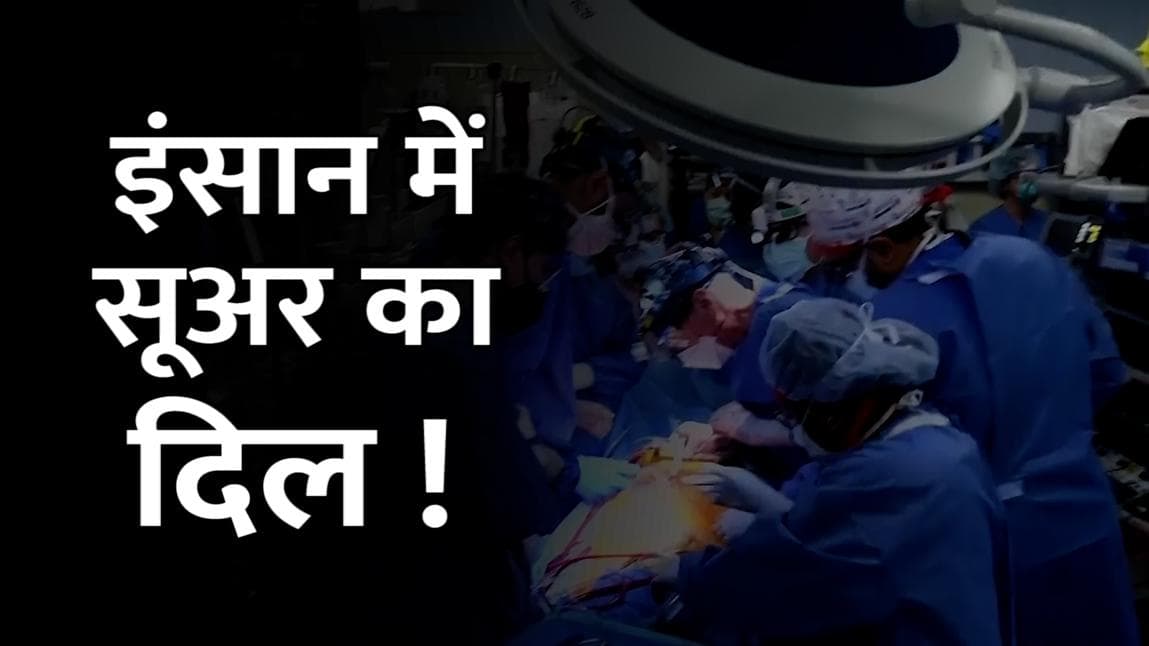 Historic surgery: अमेरिका में विज्ञान का चमत्कार, इंसान के सीने में धड़का सूअर का दिल !