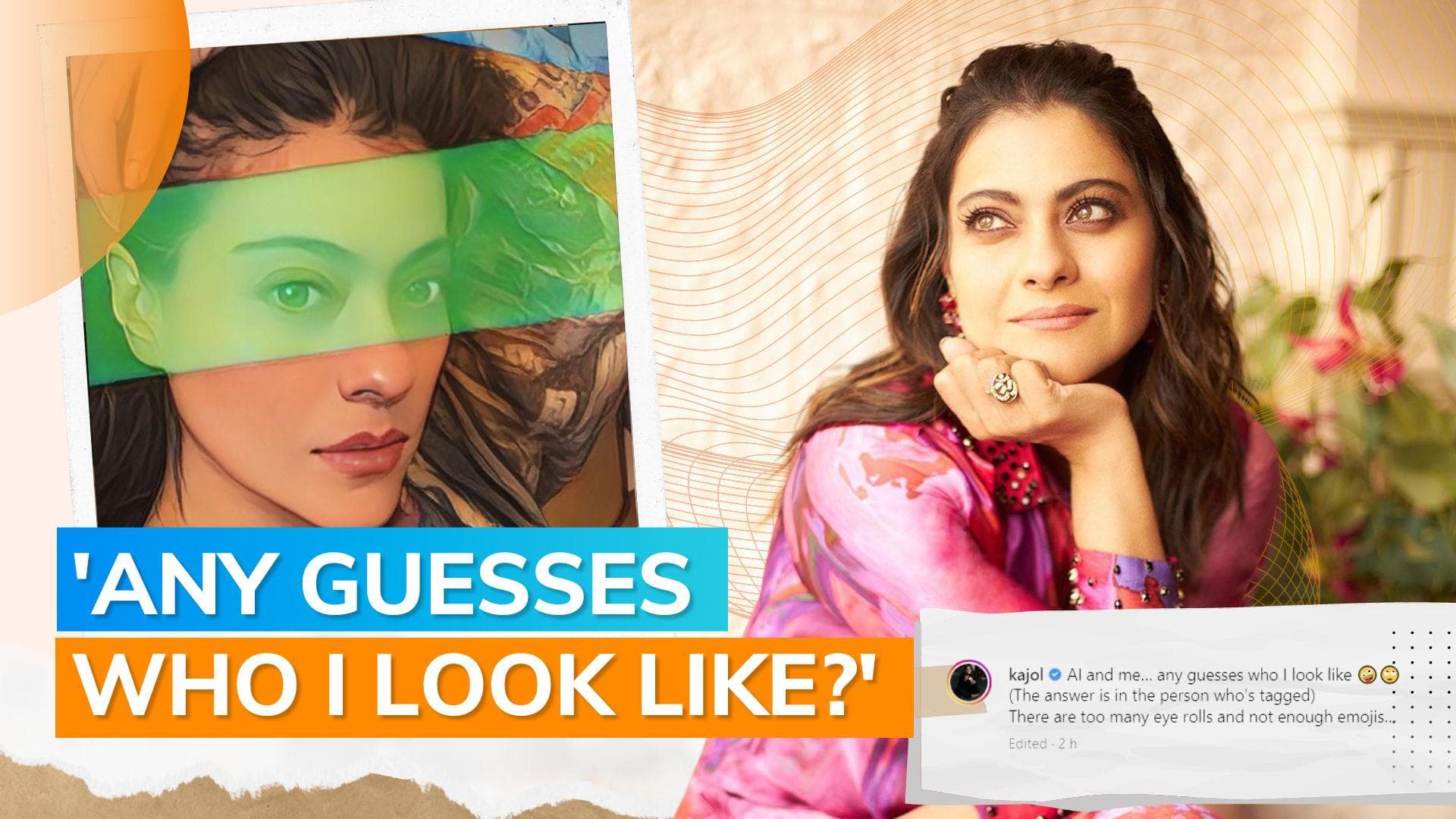 Kajol shares AI-generated image, believes she resembles this person; see post