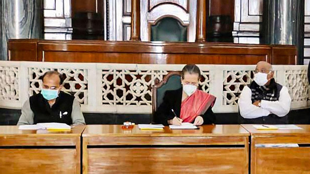 Sonia Gandhi targets Modi govt over MPs' suspension and farmers issues