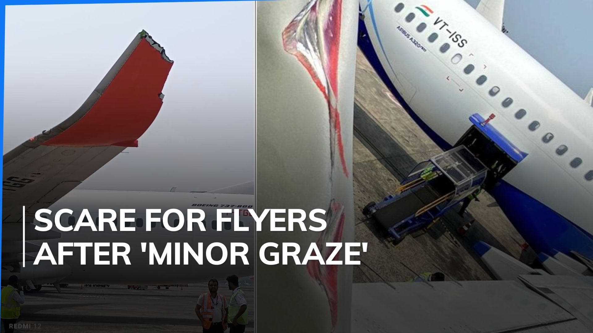 Indigo plane hits Air India Express aircraft at Kolkata airport, pilots de-rostered