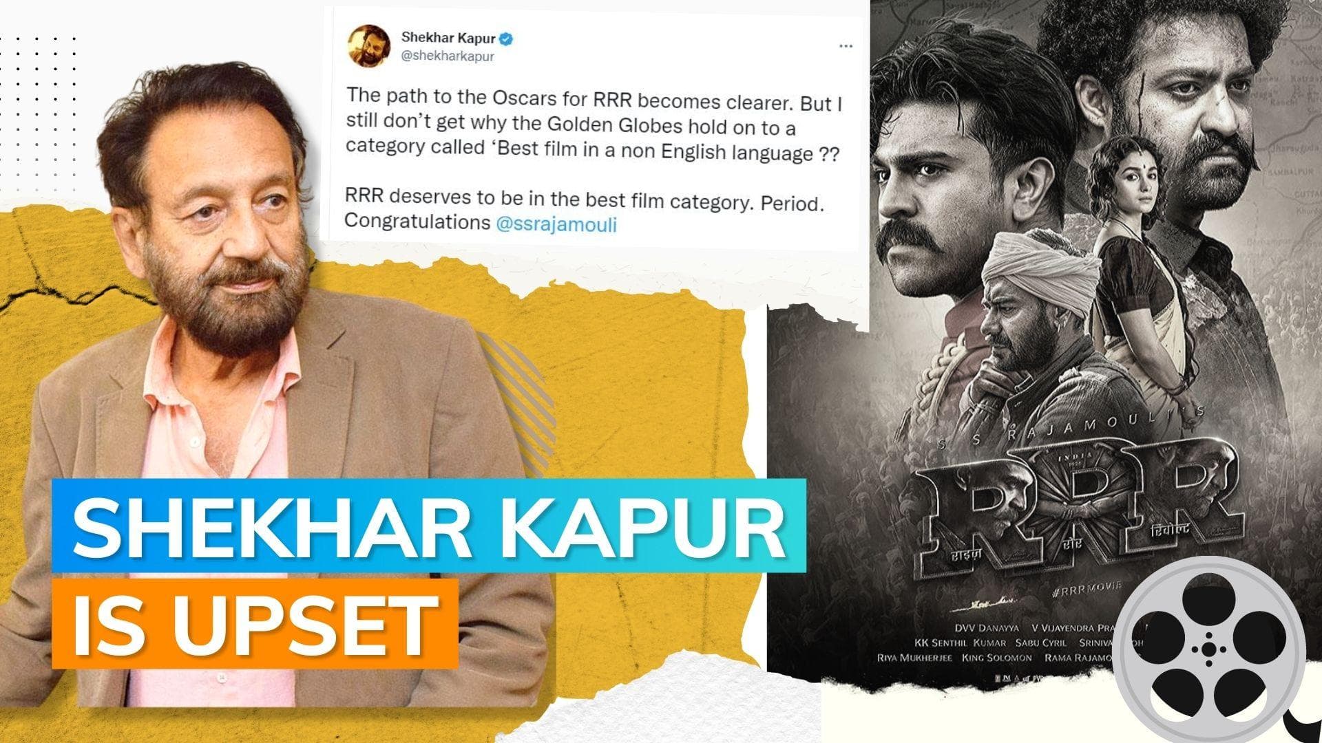 Shekhar Kapur questions Golden Globes nominations, says 'RRR deserves to be in Best Film category' 