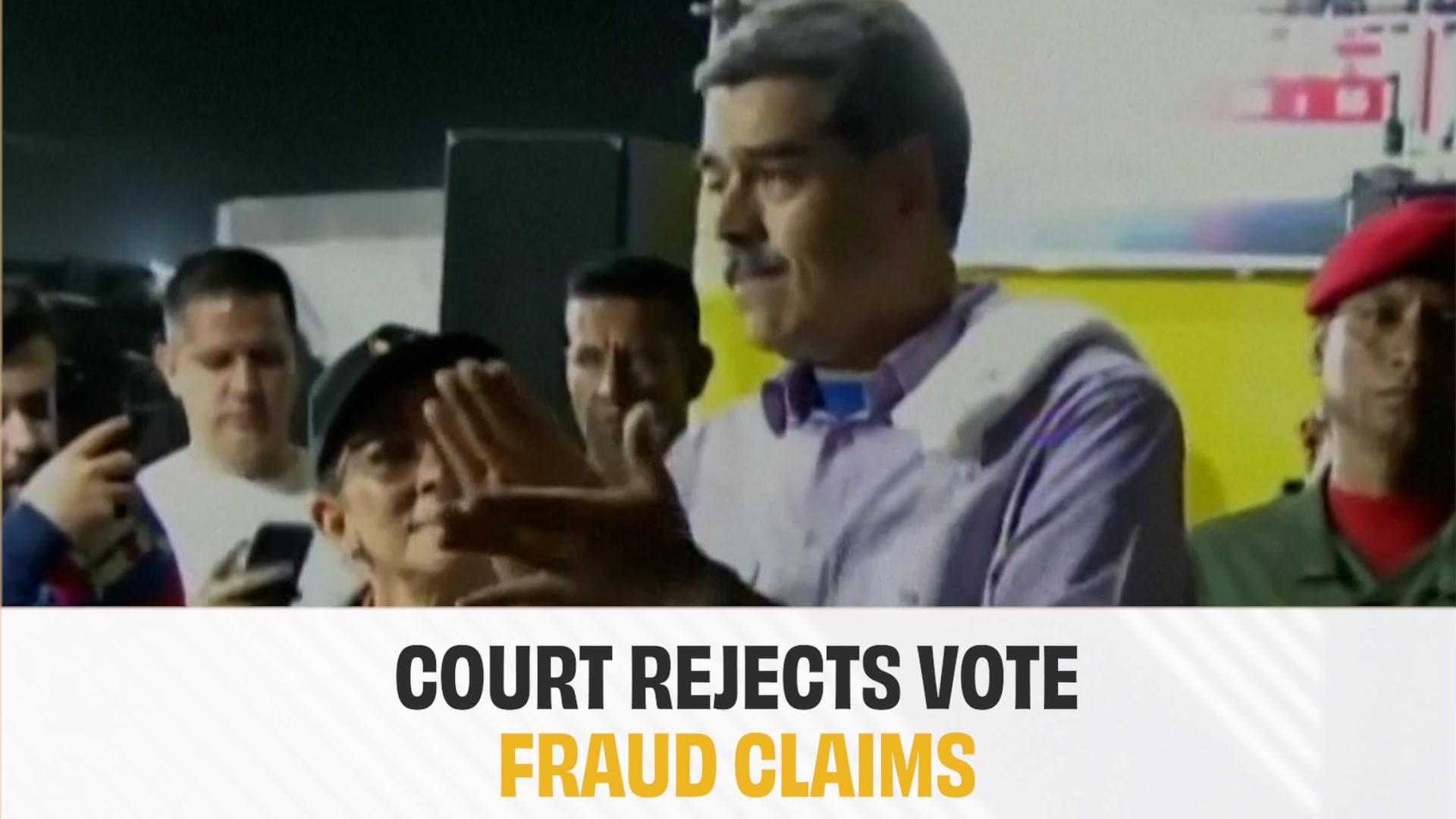 Venezuela's Supreme Court upholds Nicolas Maduro's election as president