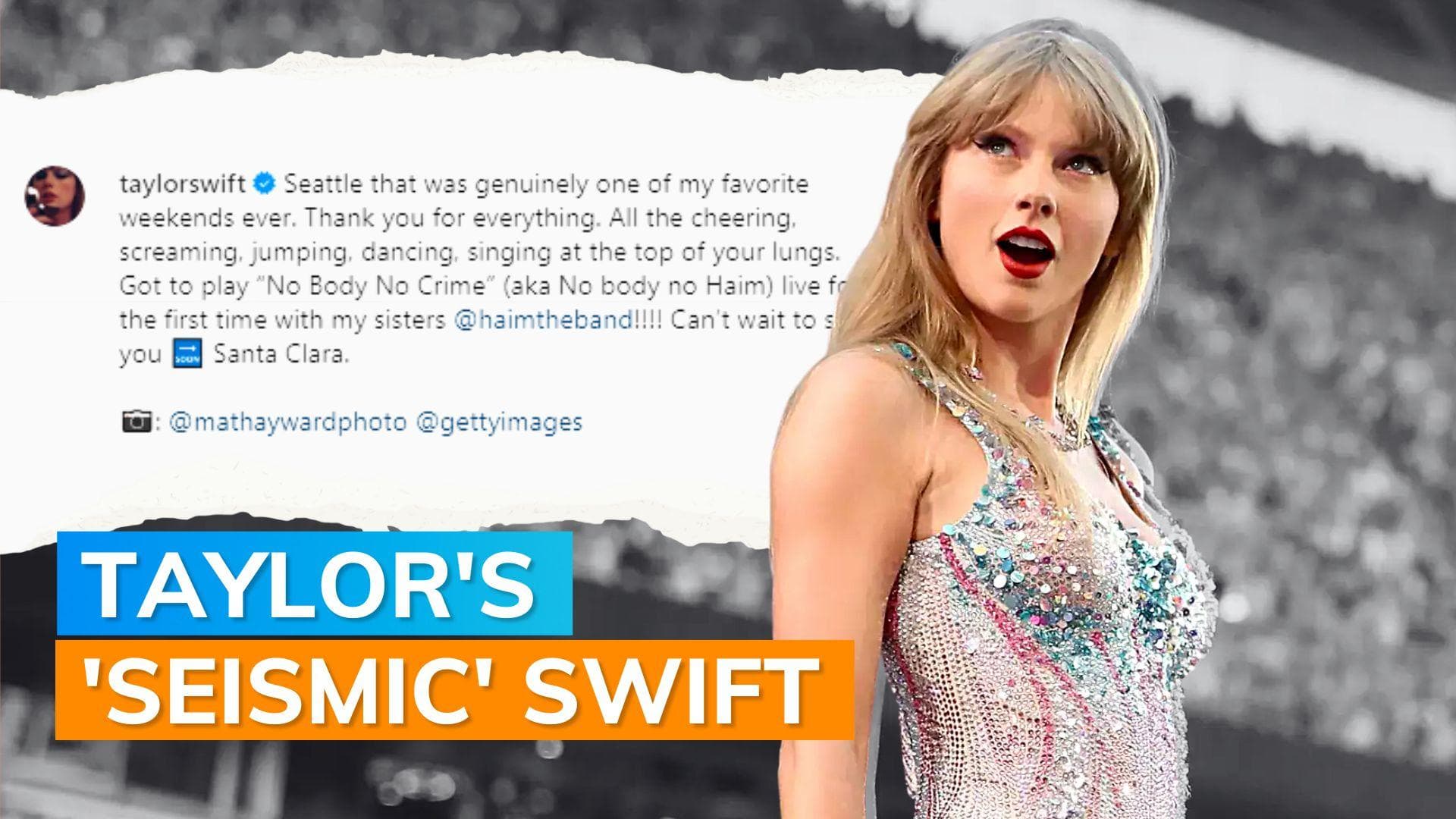 Taylor Swift's concert in Seattle causes earthquake equivalent to 2.3 magnitude | details here