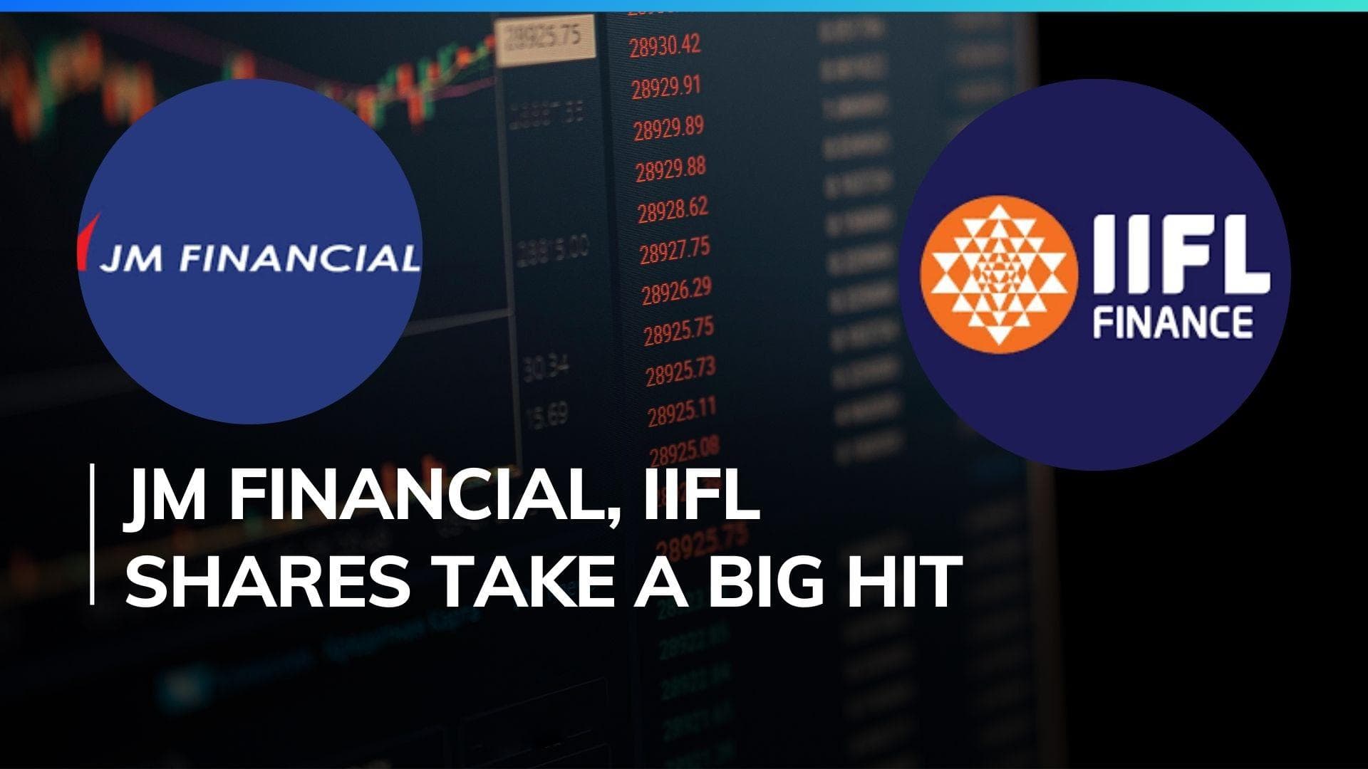 JM Financial shares crash over 15%, IIFL plunges another 20% amid RBI's crackdown