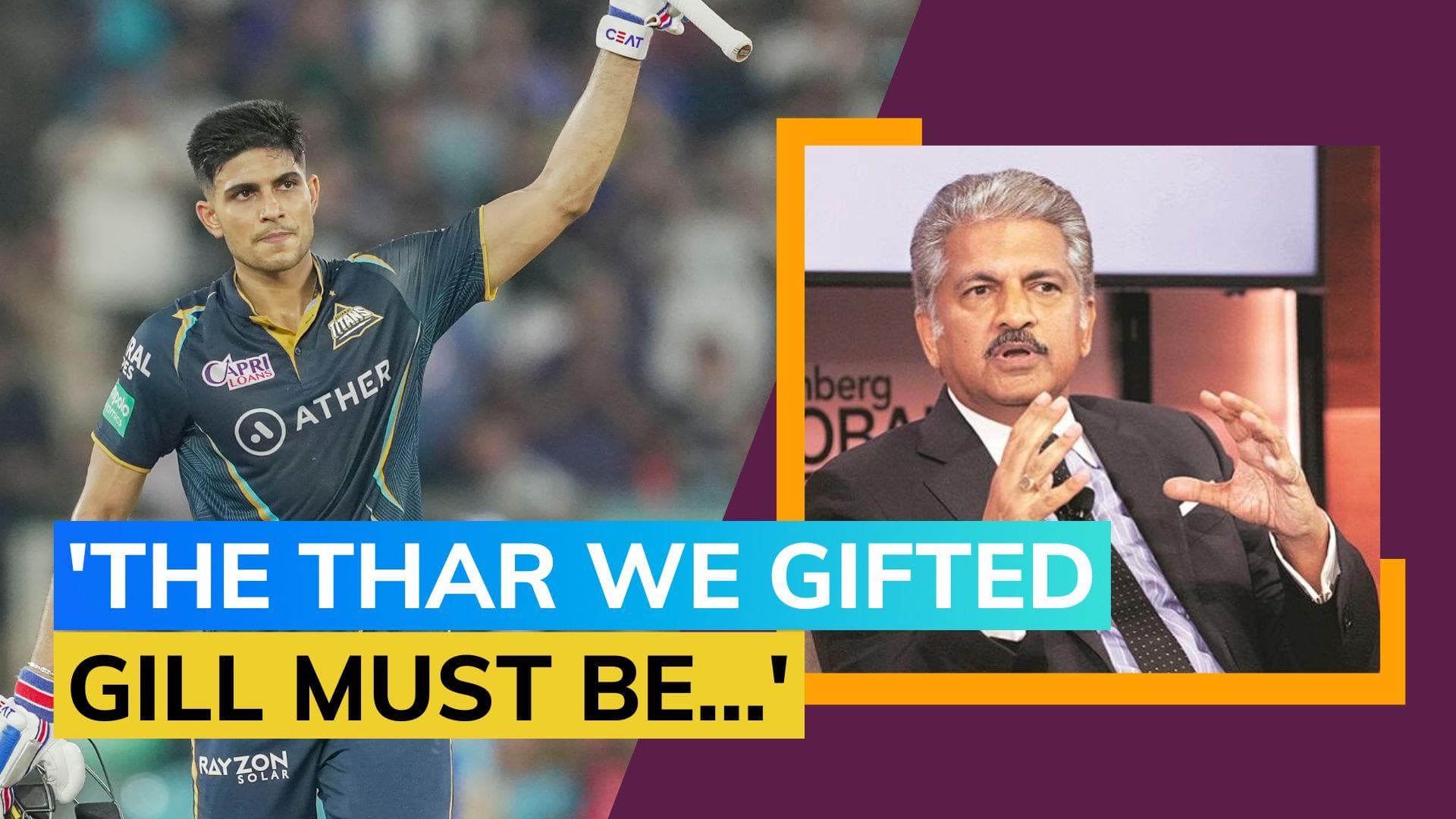 TATA IPL 2023 final, CSK vs GT: Anand Mahindra lavishes praise on Shubman Gill