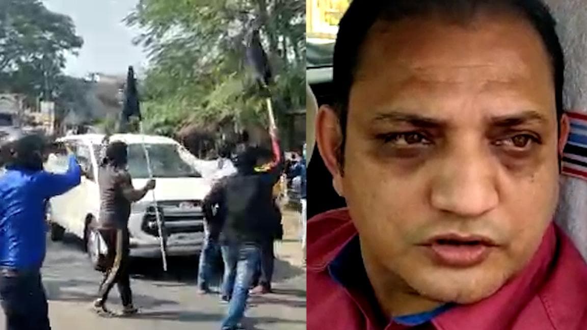 Westbengal BJP: দেউচা পাঁচামির রাস্তায় রাজু ব্যানার্জিকে কালো পতাকা দেখাল তৃণমূল