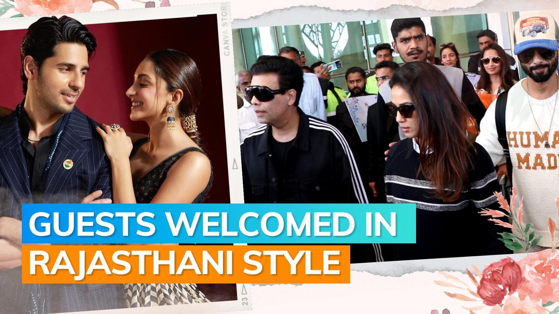 Sidharth Malhotra and Kiara Advani wedding: Shahid Kapoor, Mira Rajput, Karan Johar reach Jaisalmer