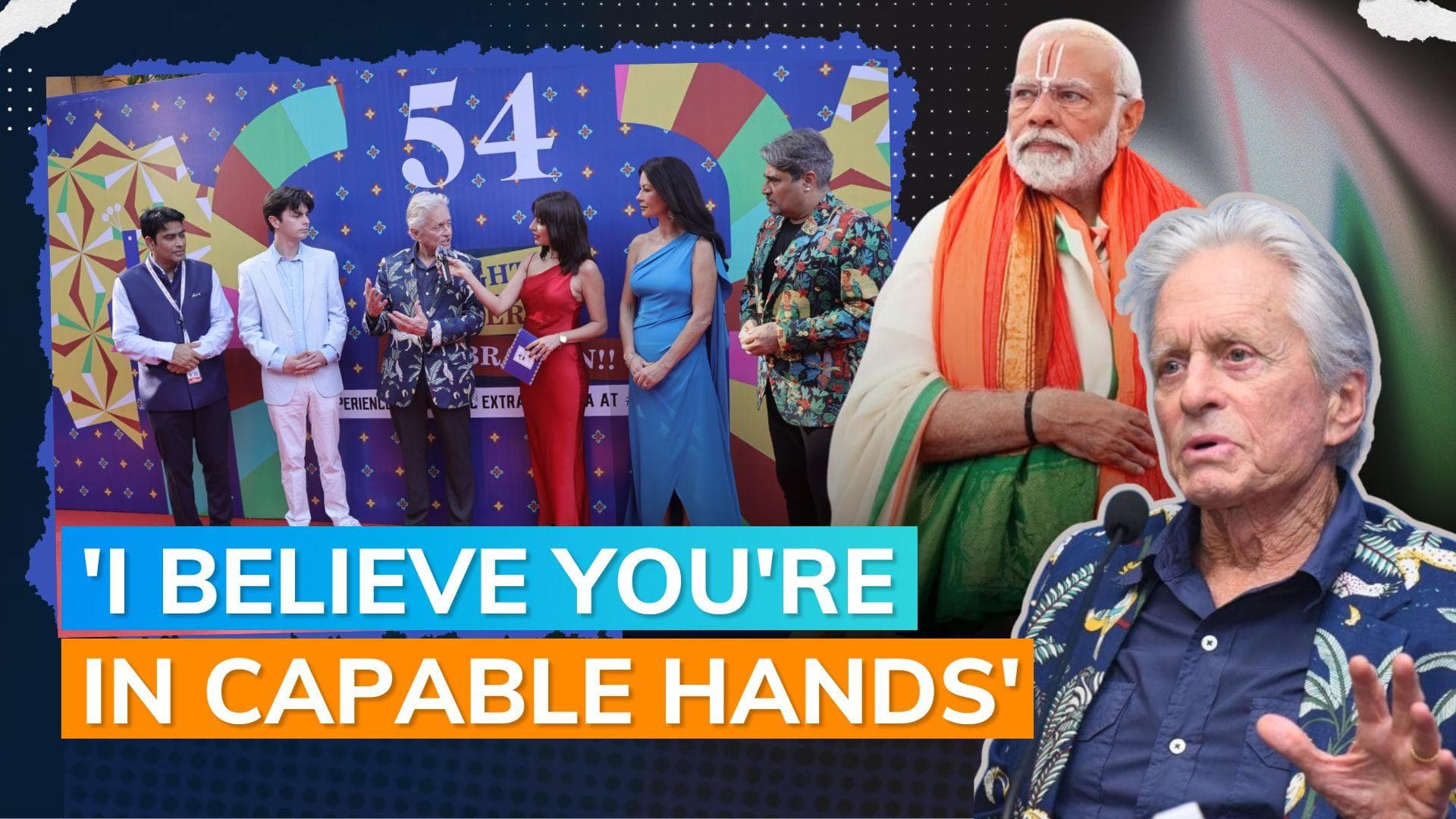 Michael Douglas lauds PM Narendra Modi at IFFI; expresses confidence in India's leadership