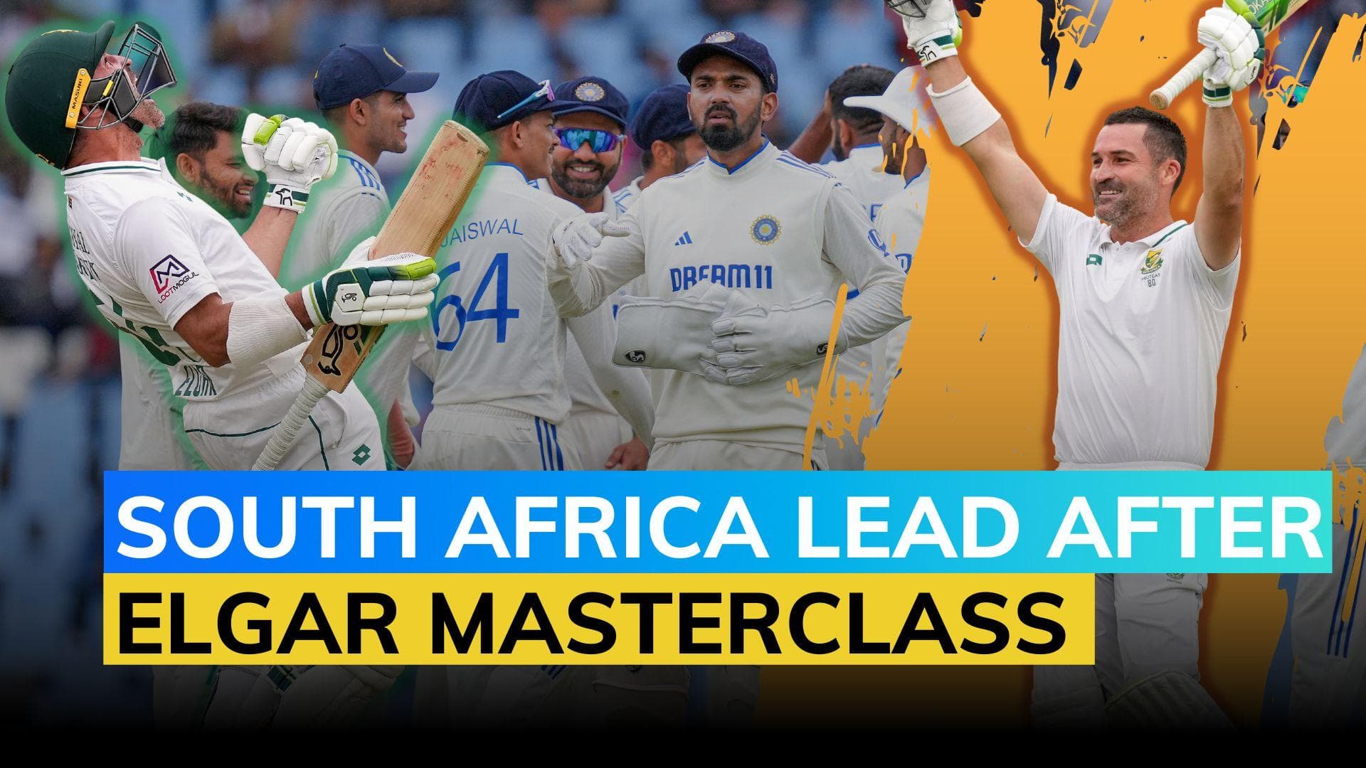 It's advantage South Africa after Dean Elgar's stunning hundred on day 2 of 1st IND vs SA Test