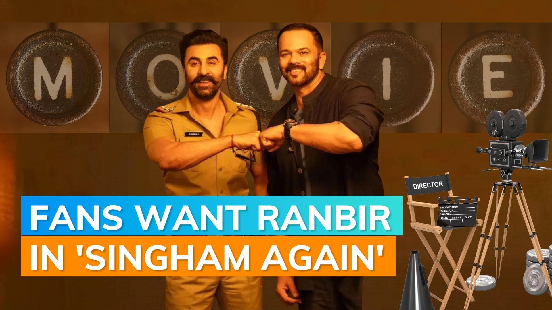 Ranbir Kapoor teams up with Rohit Shetty; sparks fan speculation about a cop universe debut; check pics