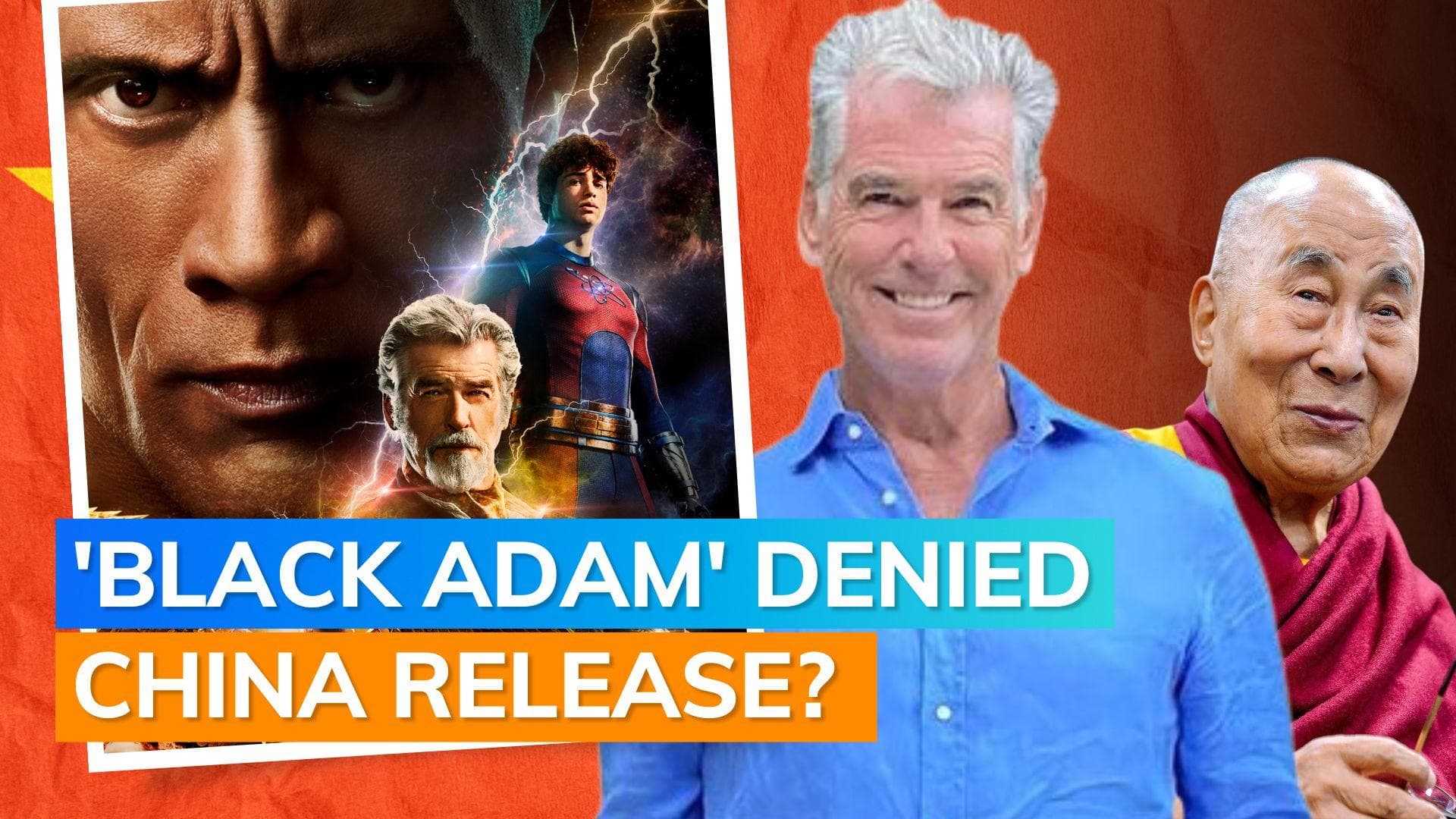‘Black Adam’ banned in China over cast member Pierce Brosnan's Dalai Lama meeting? Here’s what we know