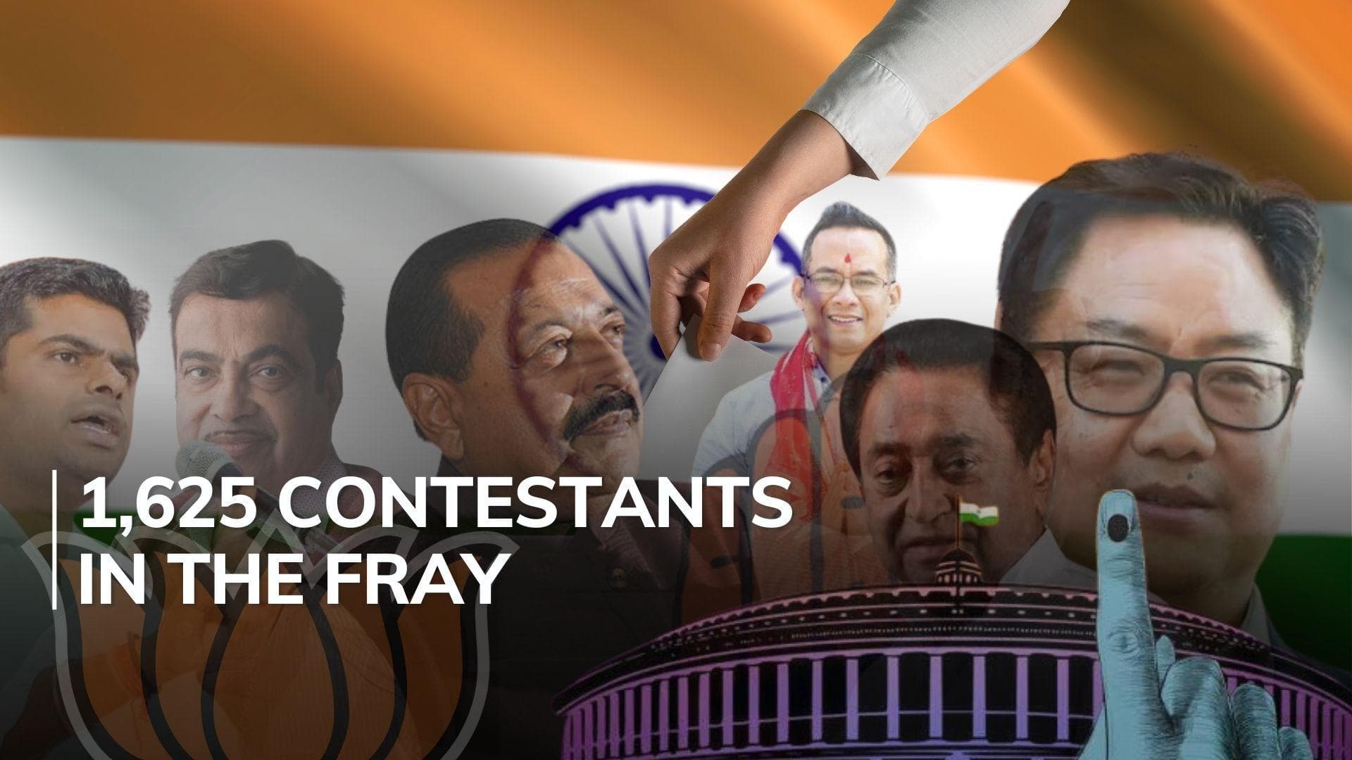 Prominent candidates on the ballot in first phase of Lok Sabha polls