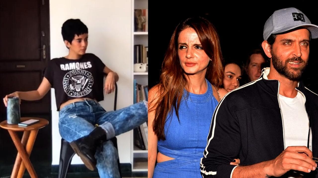 Saba Azad turns tomboy in new video post; Hrithik Roshan & Sussanne Khan are all praise