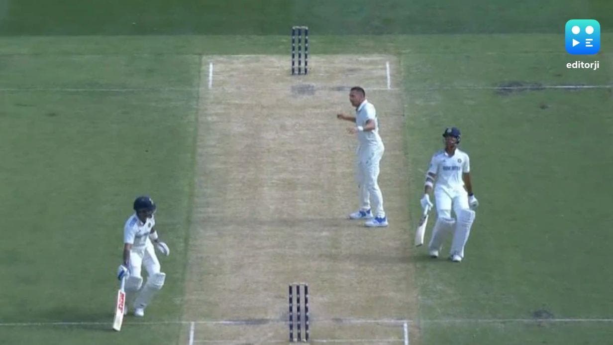 Watch: Yashasvi Jaiswal Run Out Following Mix-Up With Virat Kohli in Boxing Day Test