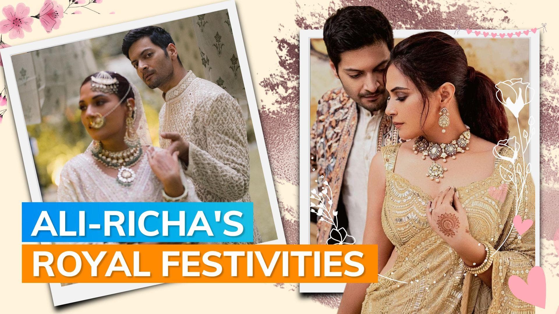 Richa Chadha, Ali Fazal's Awadhi themed wedding reception in Lucknow; see pics