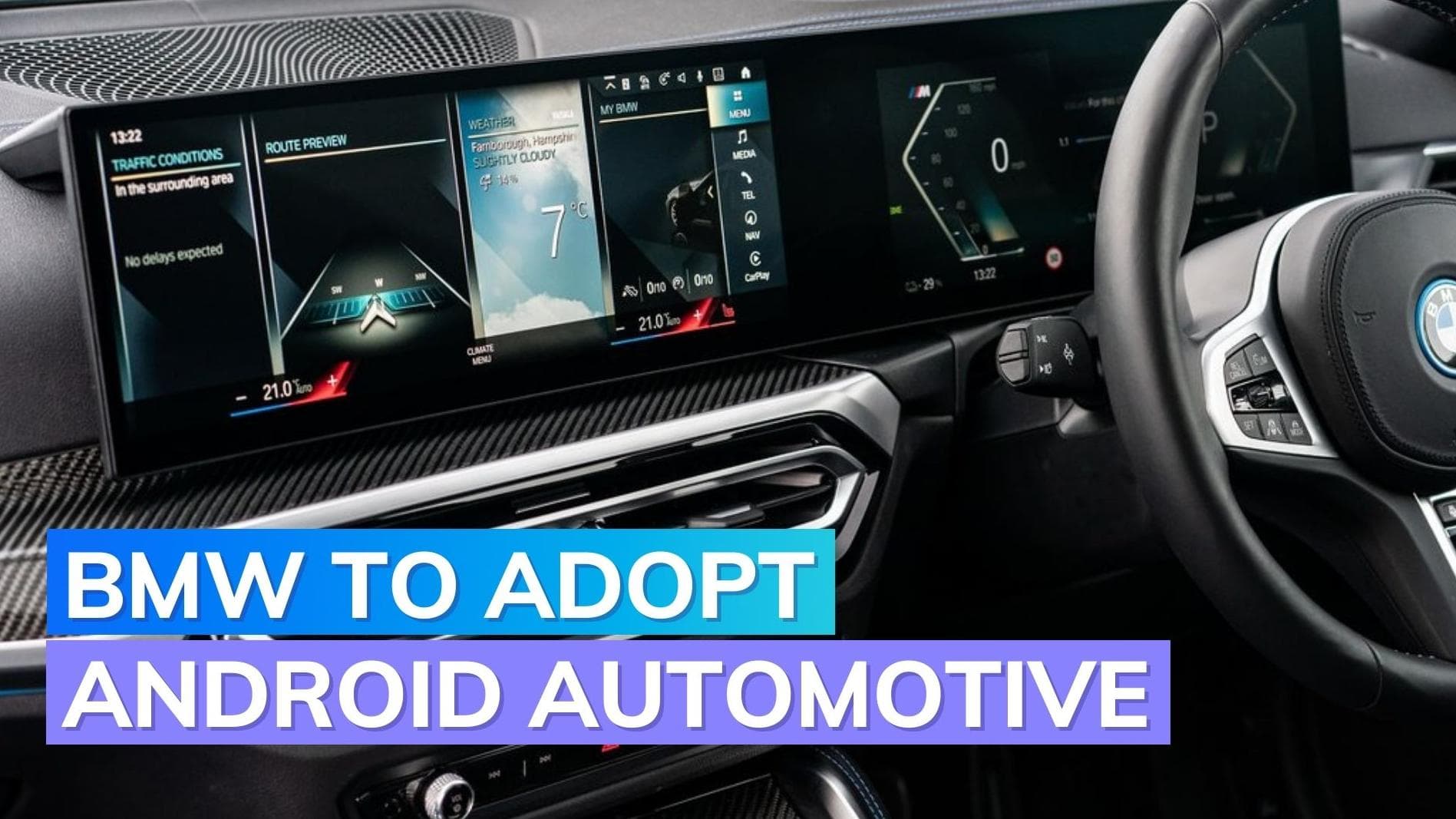 BMW cars will adopt Android Automotive from 2023