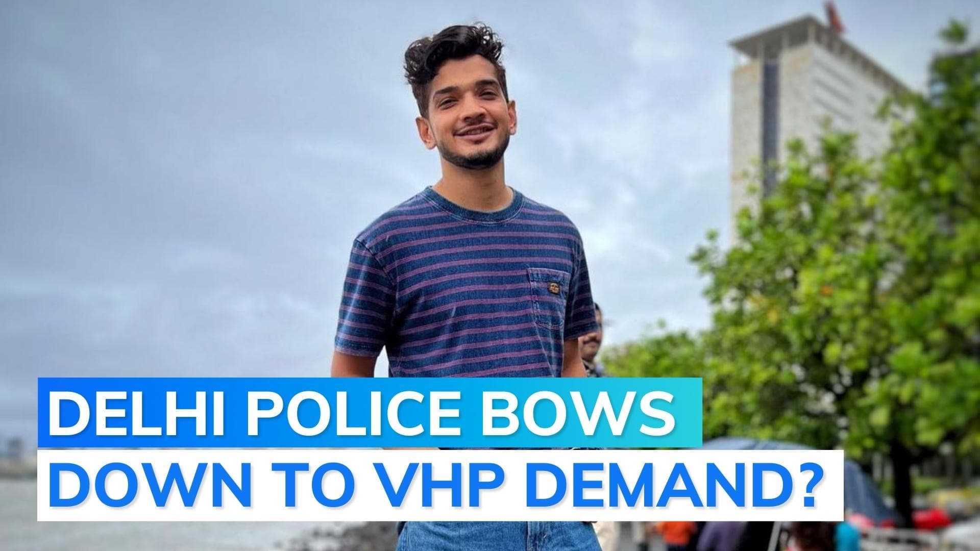 Comedian Munawar Faruqui denied permission for show in Delhi