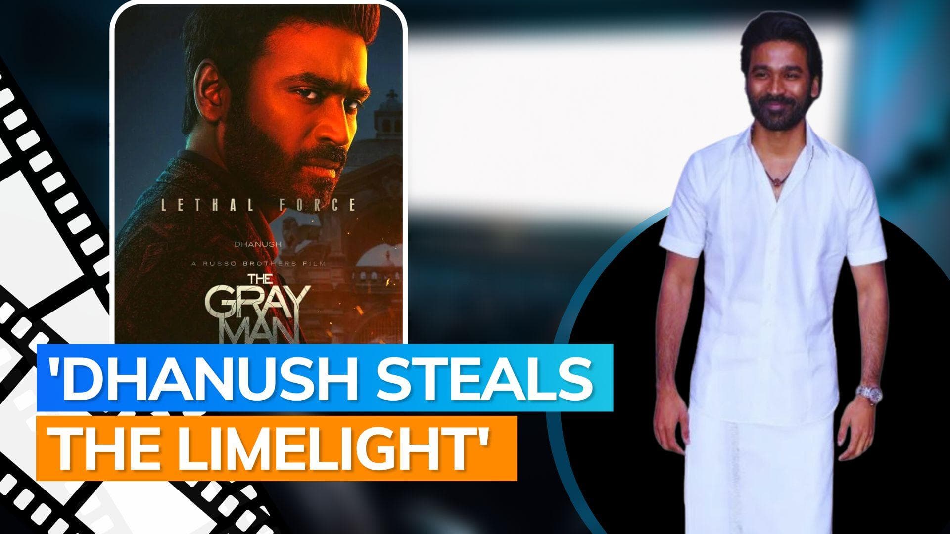 Dhanush attends 'The Gray Man' premiere in Mumbai, his traditional outfit caught everyone's attention