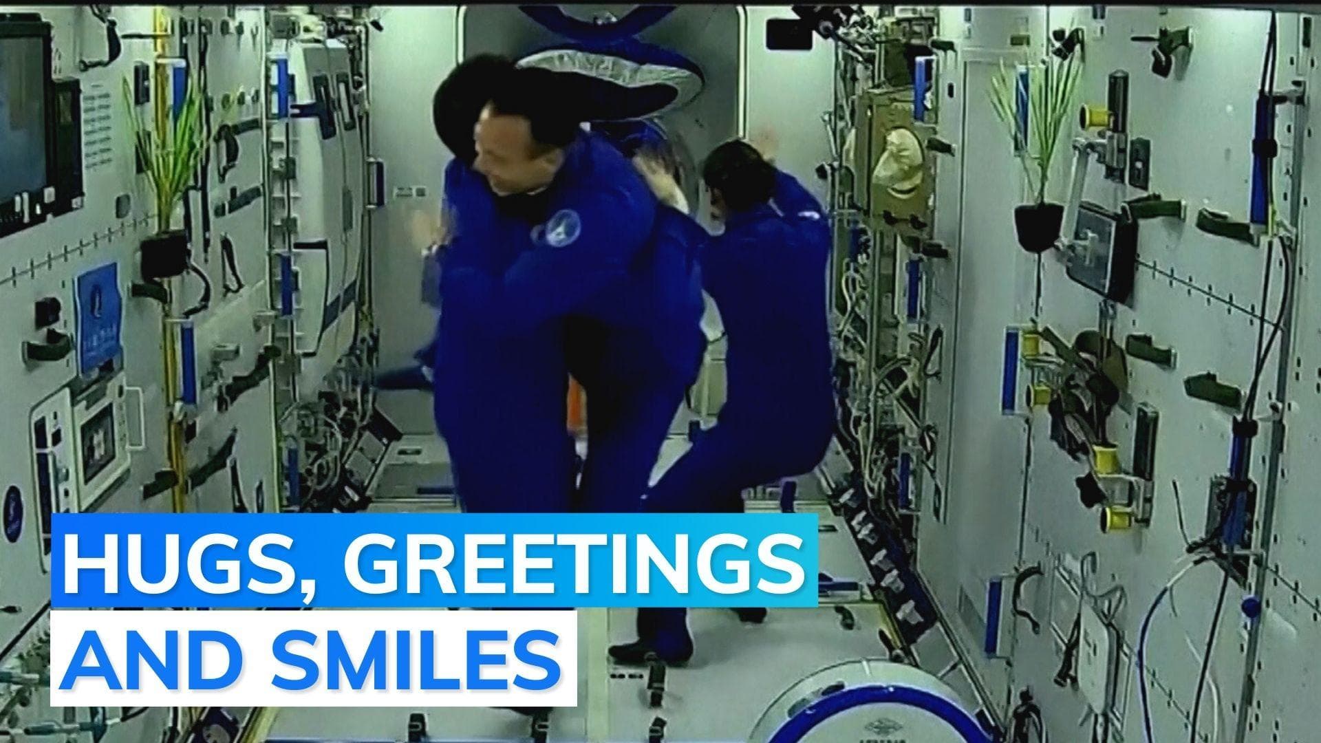Watch: Chinese astronaut docks with space station