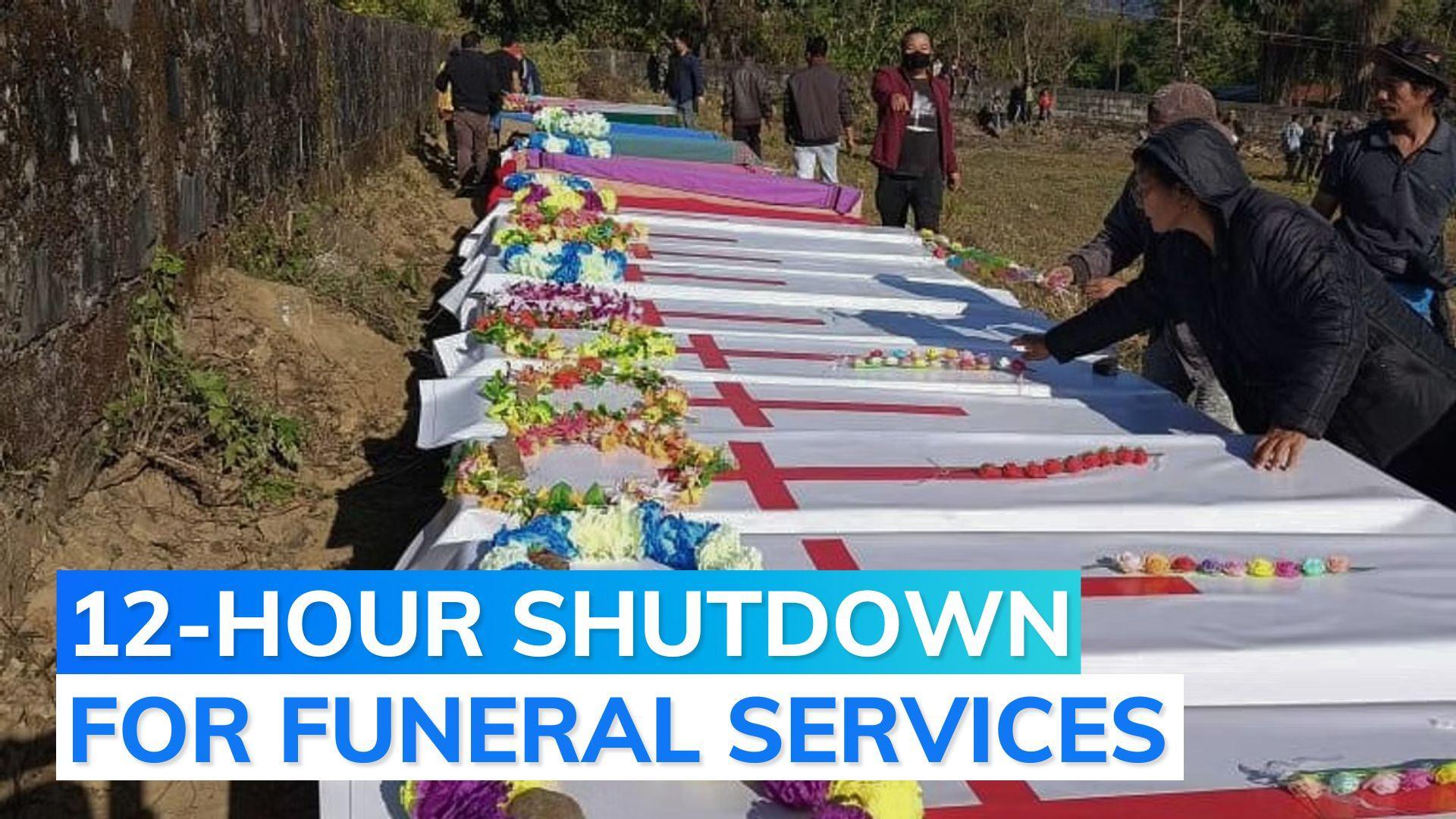 Manipur violence: mass burial of victims today after 64 bodies handed to families