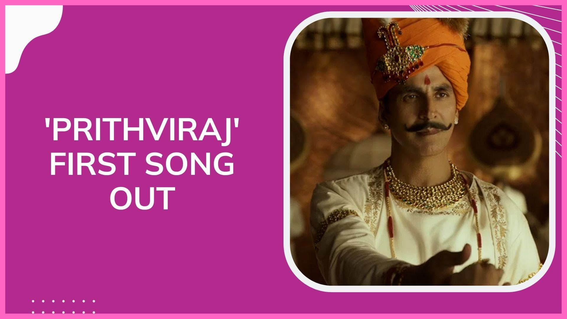 'Prithviraj': First song from Akshay Kumar, Manushi Chhillar starrer evokes patriotism