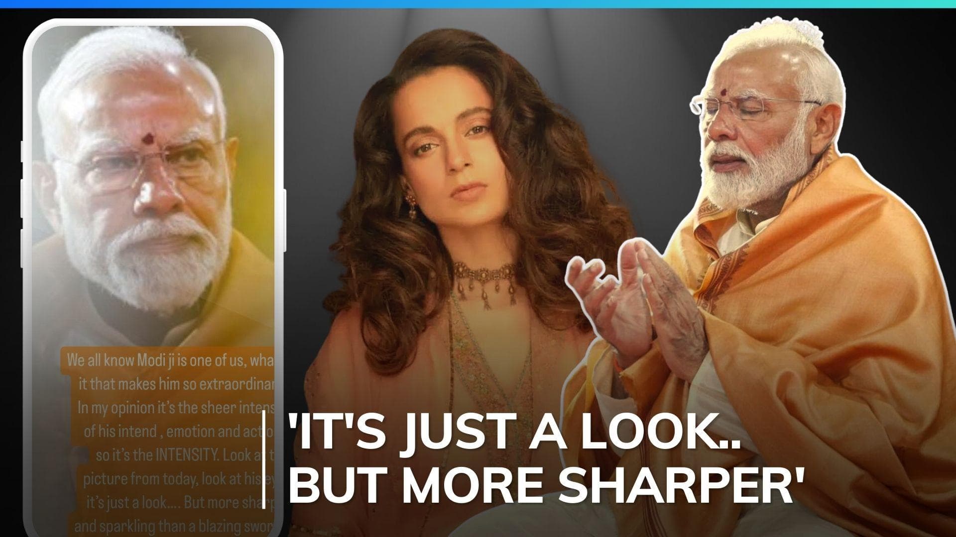 Kangana Ranaut praised PM Narendra Modi amid speculations about contesting elections