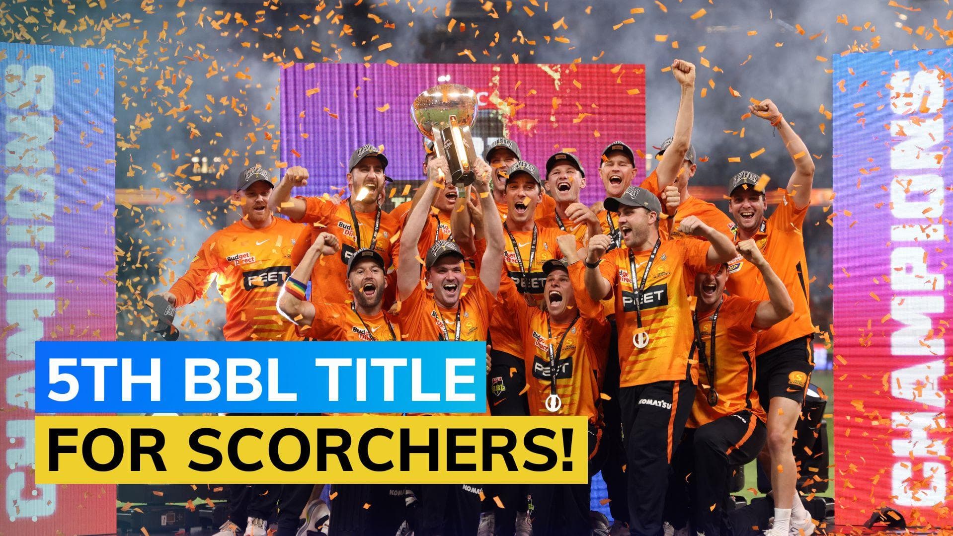 Big Bash League: Perth Scorchers prevail in a nail-biter against Brisbane Heat, crowned BBL 12 champions
