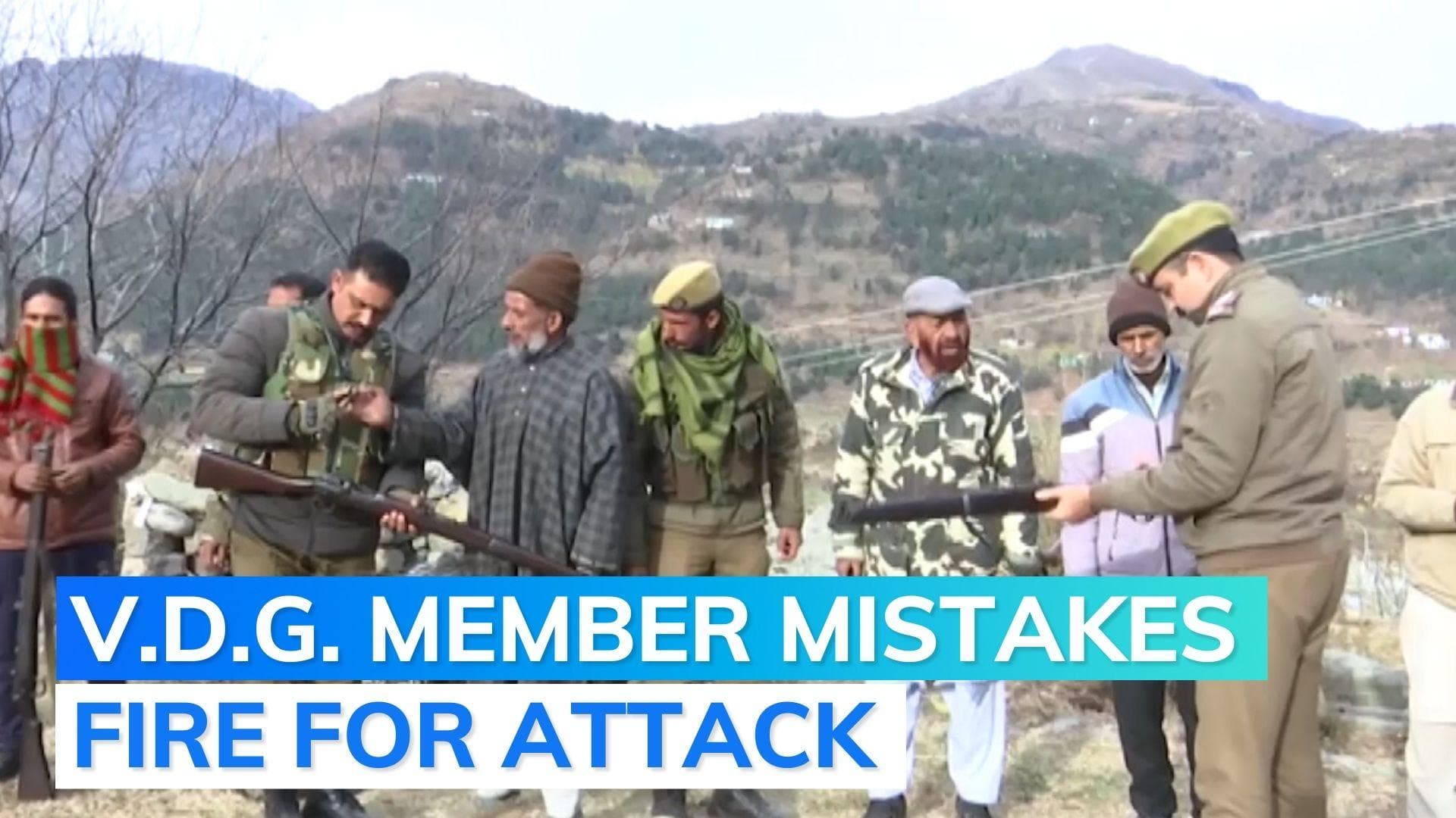 'Terror attack' confusion in J&K: armed civilian fires in air after neighbour's house catches fire