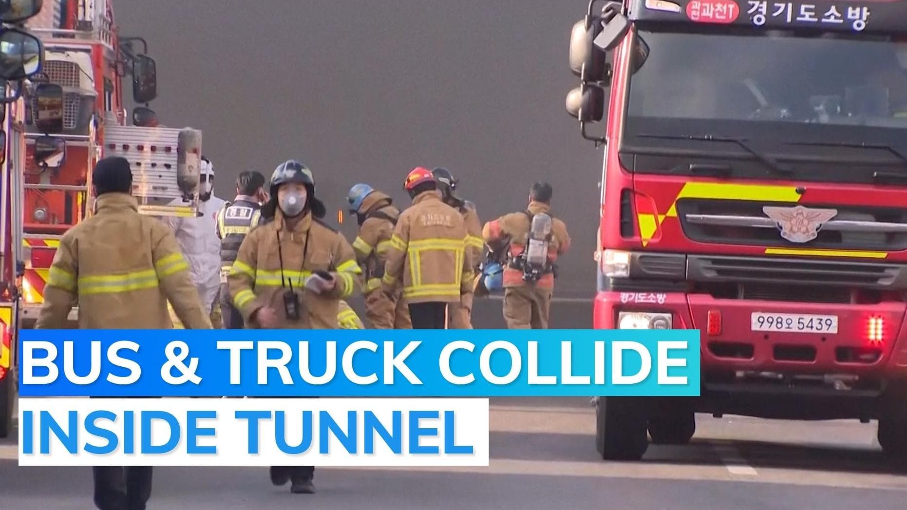 At least 5 dead after accident leads to fire on Seoul highway