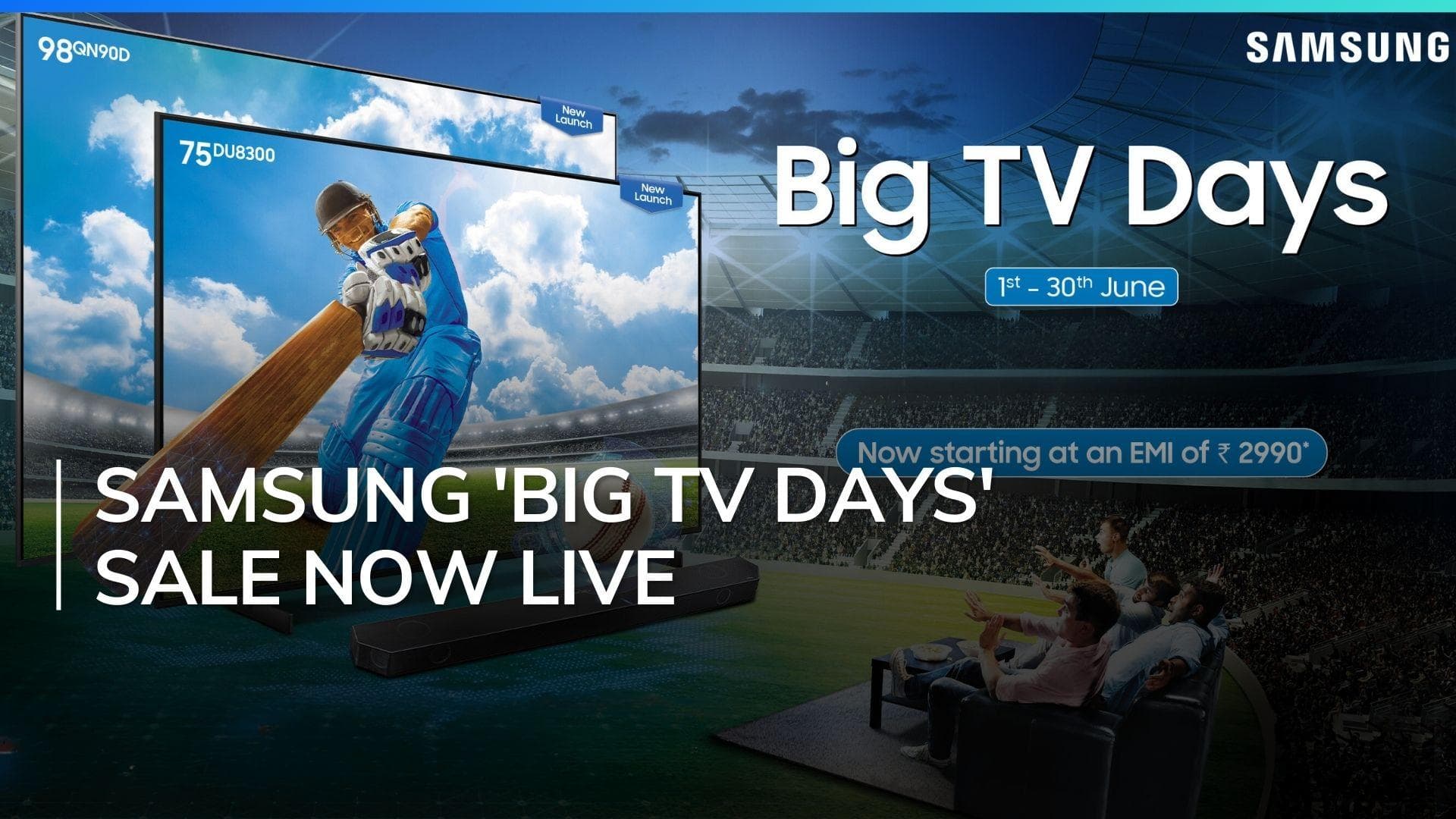 Samsung 'Big TV Days' Sale offers discounts, free Serif TV or Soundbar on premium TV purchases