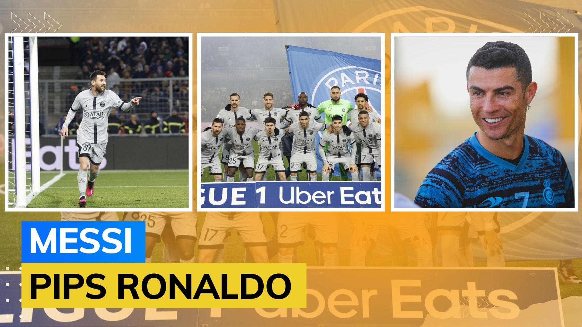 Lionel Messi breaks Cristiano Ronaldo's record with goal against Montpellier