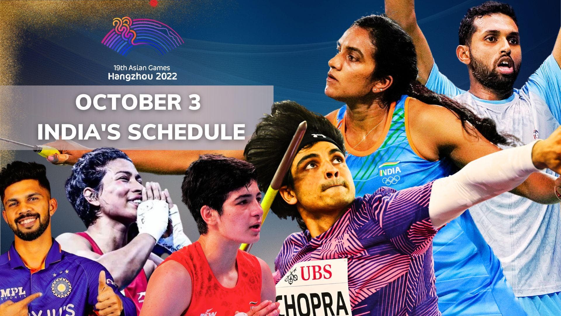 Asian Games 2023 India Schedule Oct 3: मेडल टैली में भारत लगा सकता है लंबी छलांग, देखें पूरा Schedule