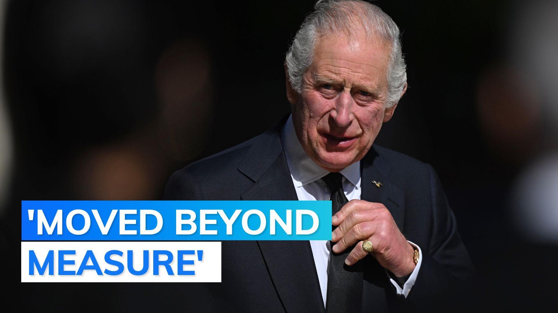 Ahead of Queen Elizabeth's state funeral, King Charles III thanks public 