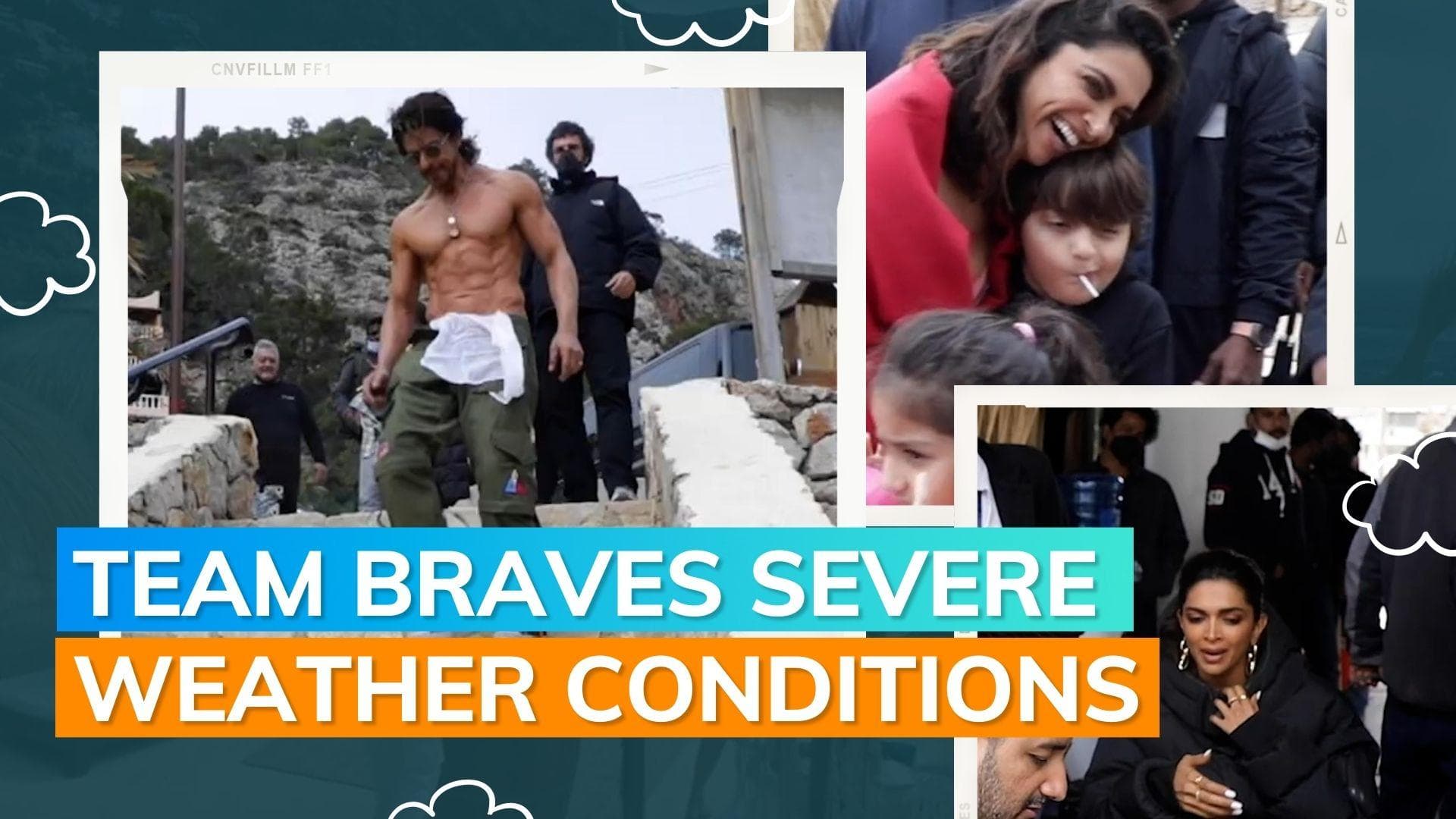 ‘Besharam Rang’ BTS video: Deepika Padukone hugs Shah Rukh’s son AbRam, SRK calls it ‘family holiday’