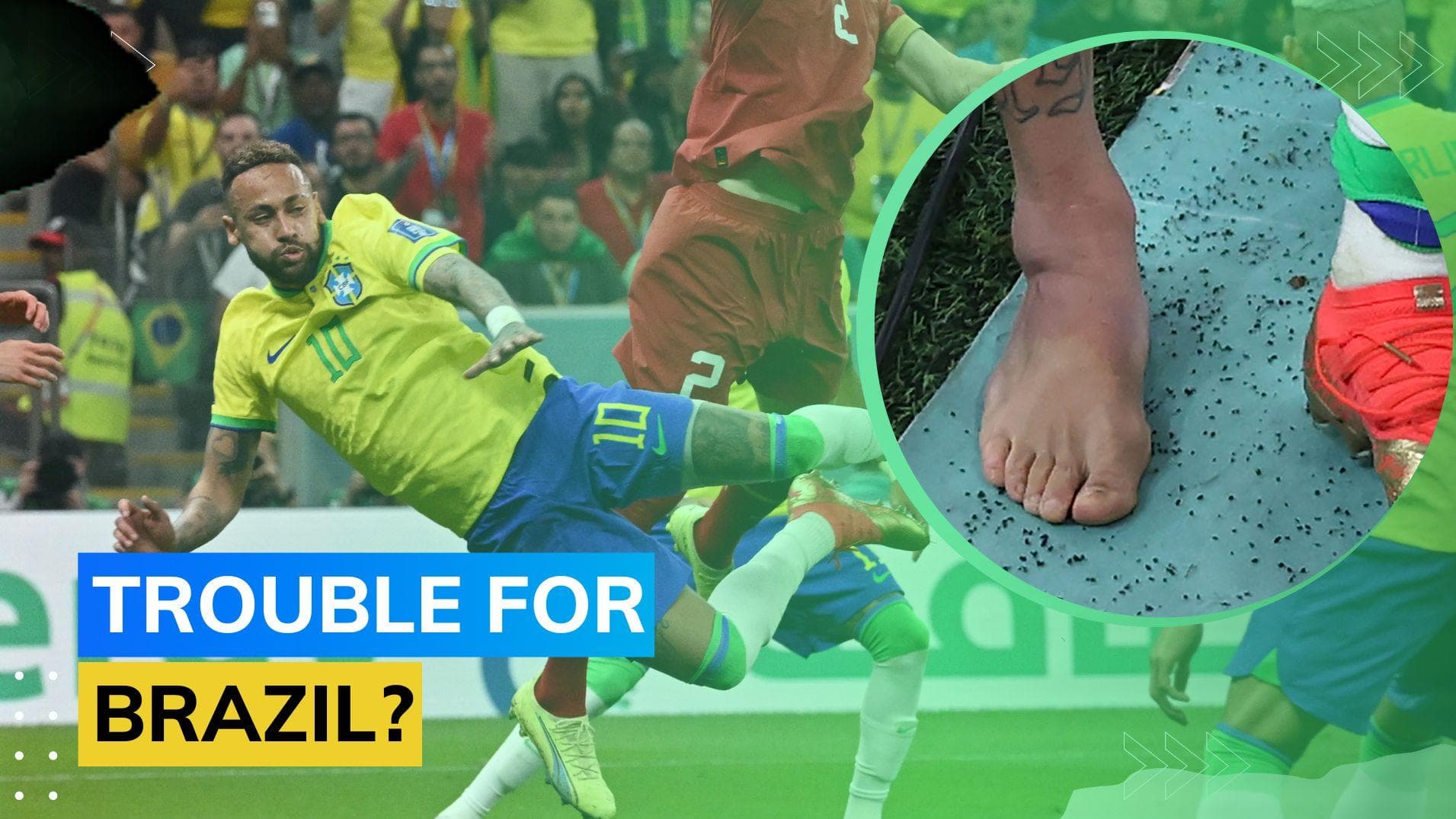 FIFA World Cup 2022: Neymar suffers ankle injury during Brazil's opening game