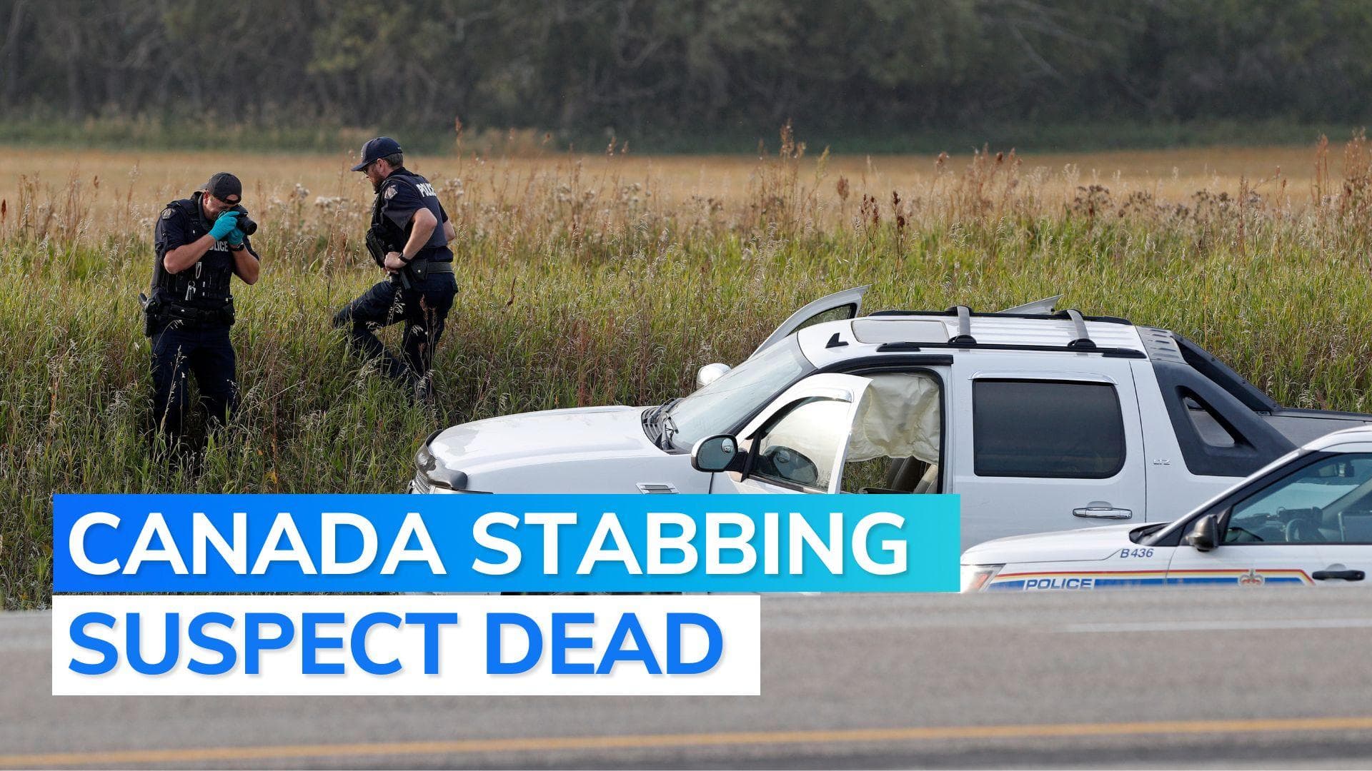 Canada mass stabbing: arrested suspect dies of self-inflicted wound