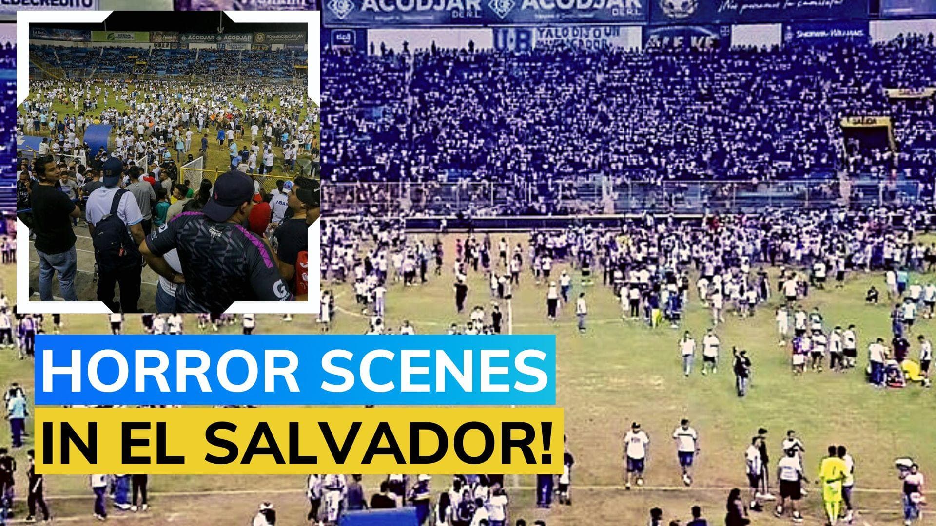 At least 9 dead in stampede at a football match in Central America