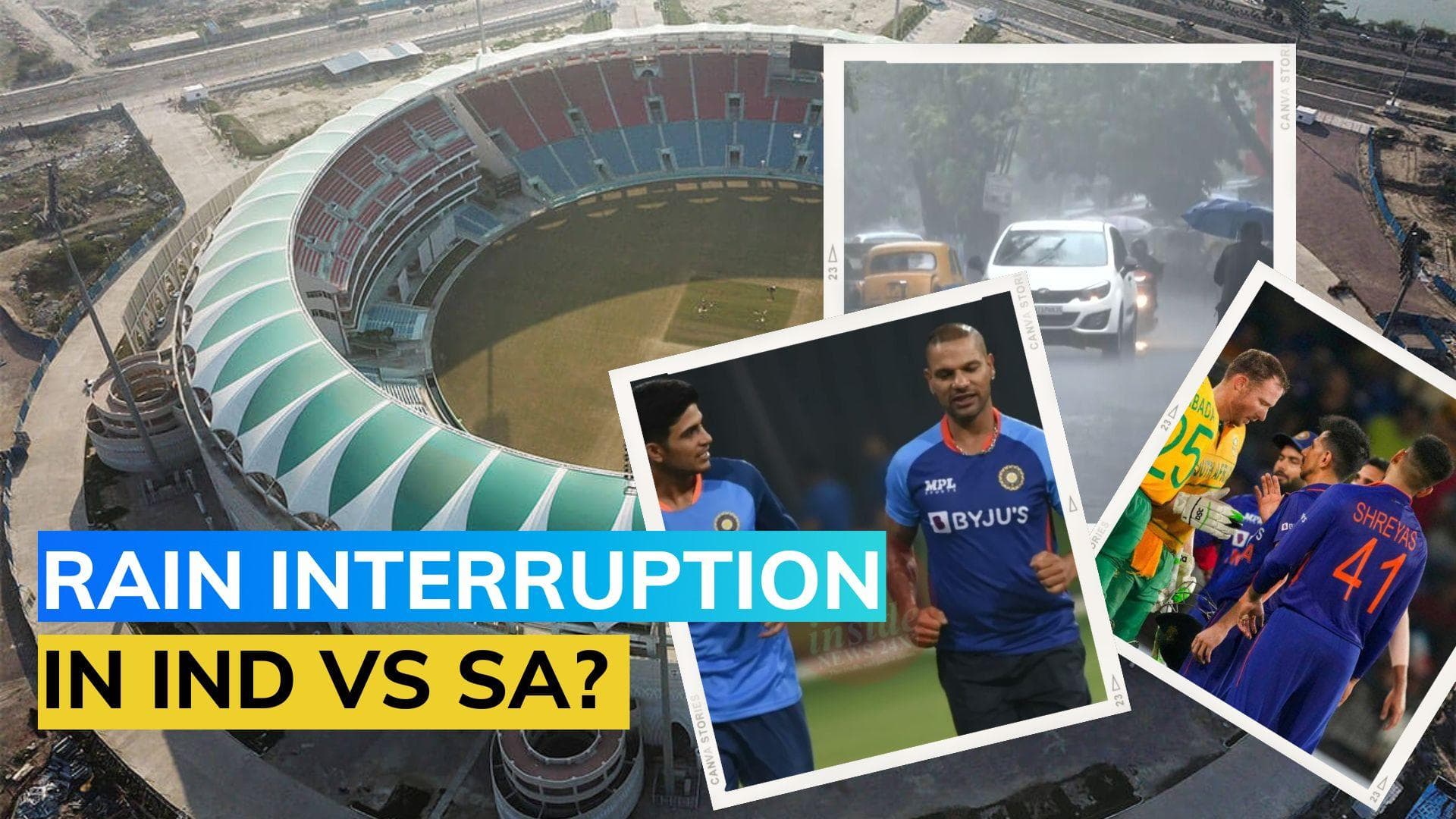 IND vs SA 1st ODI: Rain could interrupt play in Lucknow