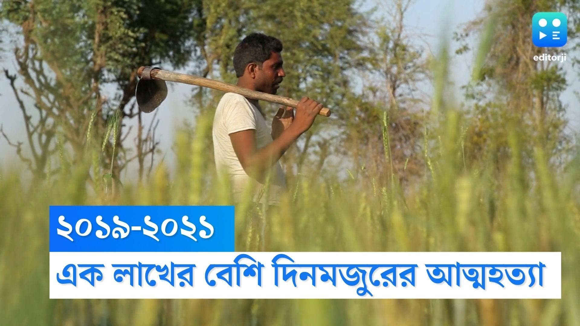 Wage Earners Suicide : ২০১৯ থেকে ২০২১-এর মধ্যে এক লাখের বেশি দিন মজুরের আত্মহত্যা, জানাল কেন্দ্র
