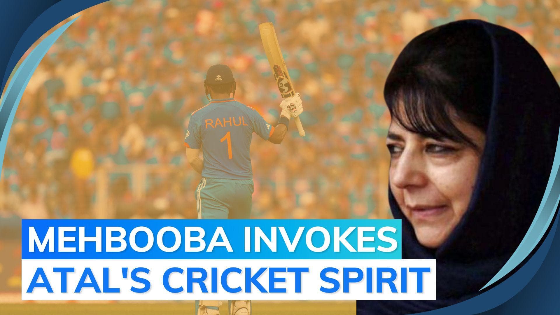 ICC WC final: Cricket shouldn't be 'played as if it were a war', says Mehbooba