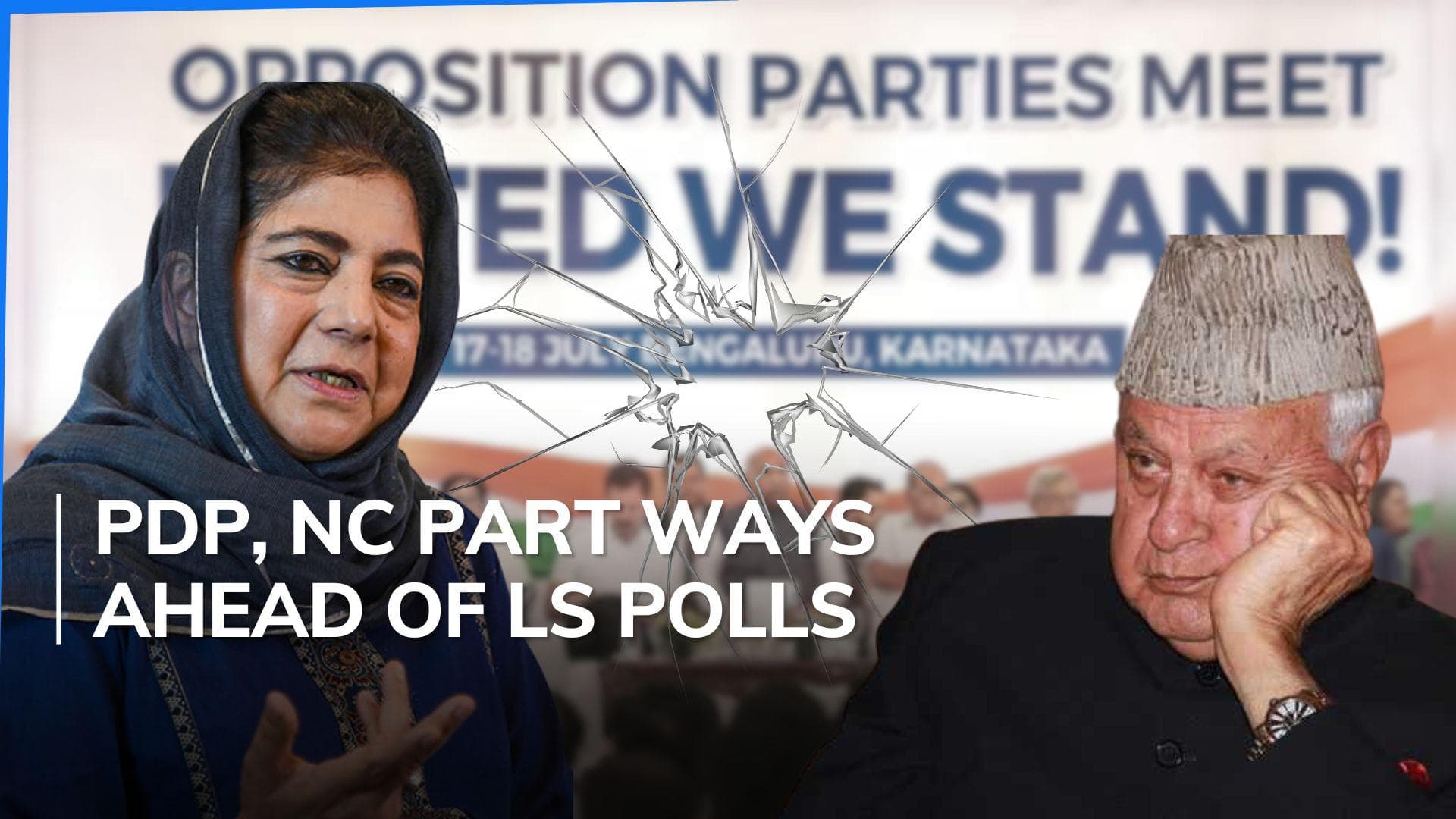 Lok Sabha election: INDIA bloc falls apart in Kashmir, Mehbooba Mufti blames NC