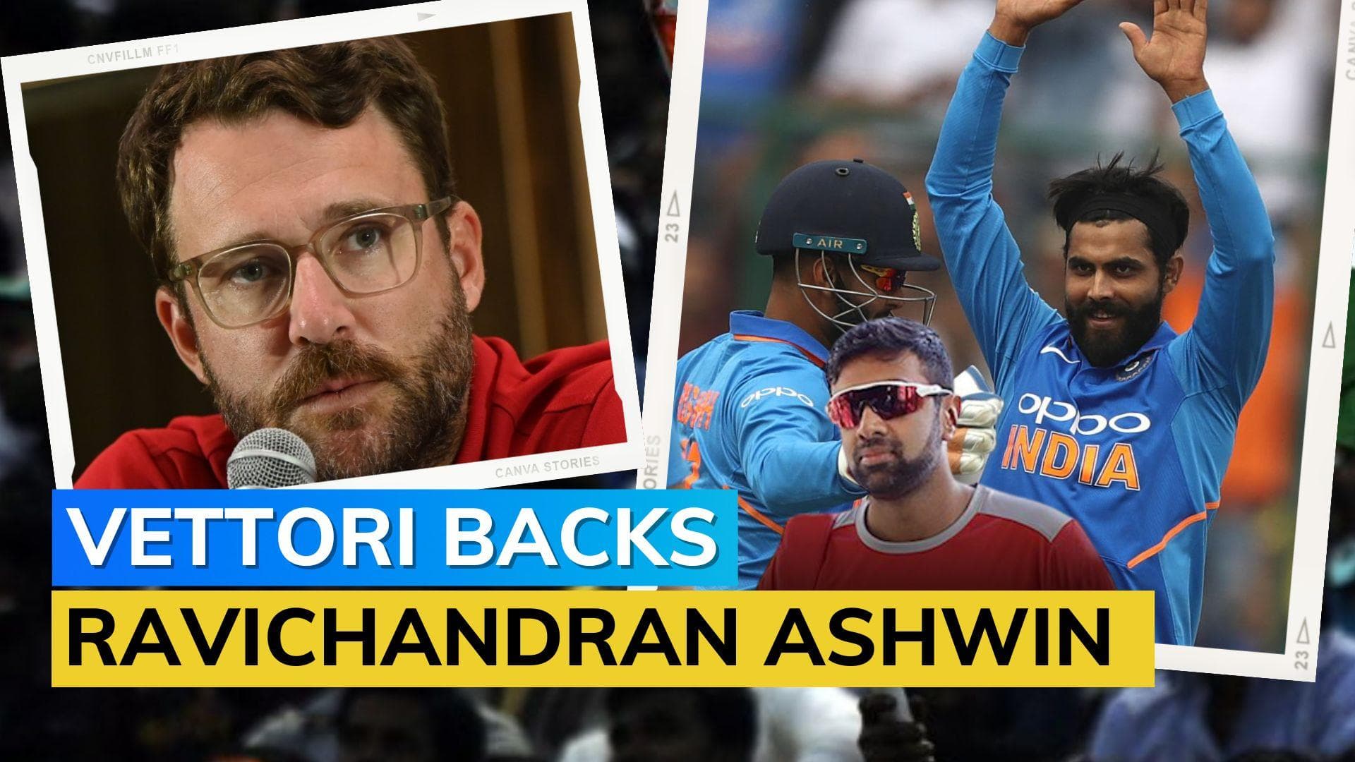 Daniel Vettori feels 'adaptable' Ravichandran Ashwin perfect replacement for Jadeja