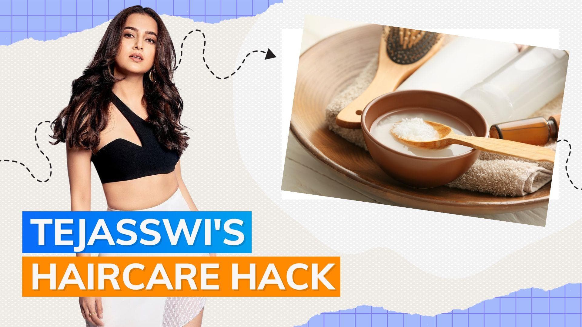 Tejasswi Prakash shares her DIY secret for lustrous hair; know how to make it