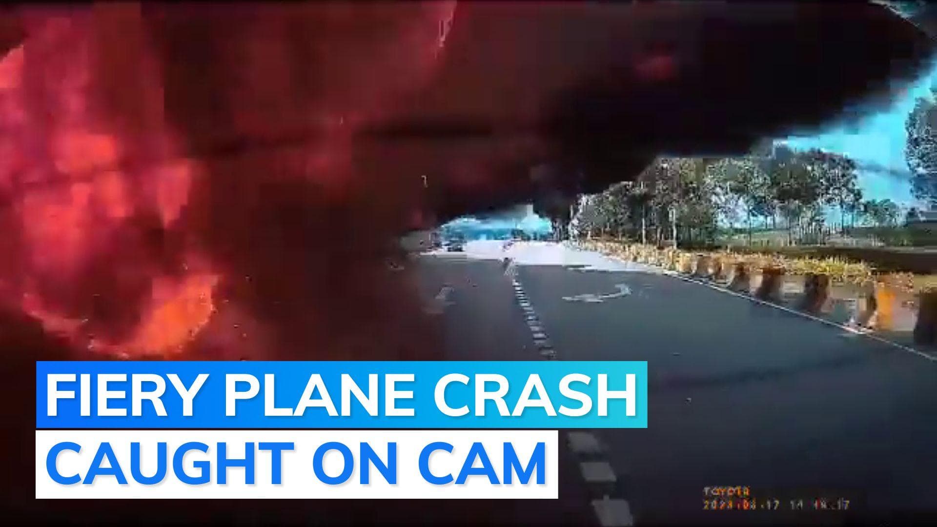 Small plane crashes on road in Malaysia’s Selangor, at least 9 dead