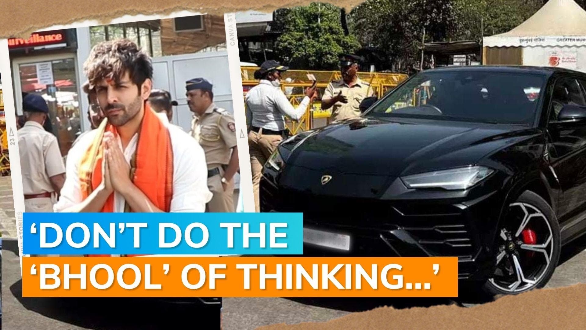 Kartik Aryan fined for leaving car in no parking zone, Mumbai police shares a hilarious post 